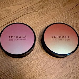 Sephora Golden Hour Highlighting Powders (set of TWO!!) 01 Dusk and 03 High Noon